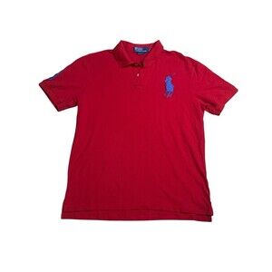 Vintage Polo Ralph Lauren‎ Polo Shirt Big Pony Size XL Slim Rugby
